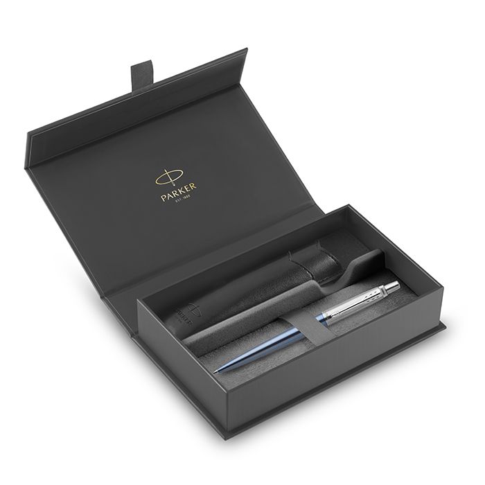 ΣΤΥΛΟ BALLPOINT PARKER JOTTER WATERLOO BLUE CT (+ΔΕΡΜΑΤΙΝΗ ΘΗΚΗ)