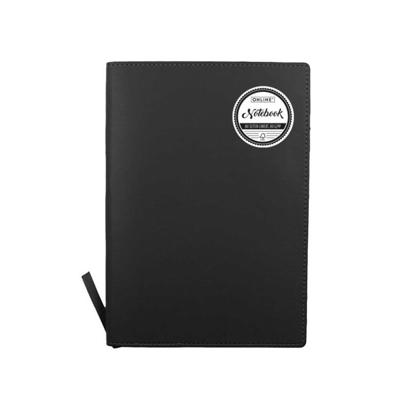 4014421160003.jpg ΣΗΜΕΙΩΜΑΤΑΡΙΟ A5 ΜΑΥΡΟ ΜΕ ΜΑΛΑΚΟ ΕΞΩΦΥΛΛΟ 80ΓΡ. 80ΣΕΛ