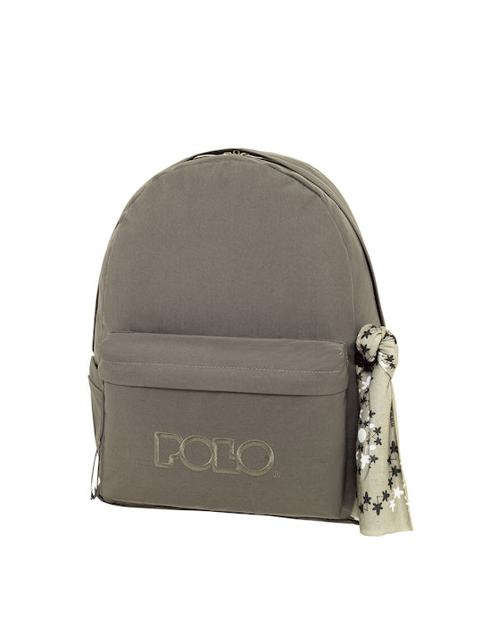 ΤΣΑΝΤΑ ΠΛΑΤΗΣ ORIGINAL SCARF GREY POLO
