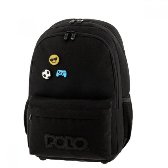 ΤΣΑΝΤΑ ΠΛΑΤΗΣ PINS BLACK POLO