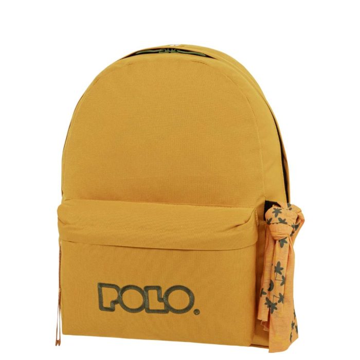 ΤΣΑΝΤΑ ΠΛΑΤΗΣ ORIGINAL SCARF MUSTARD POLO