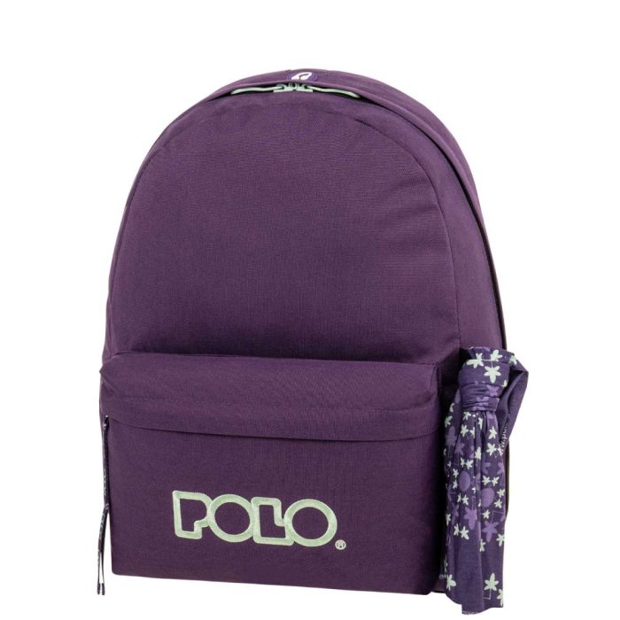 ΤΣΑΝΤΑ ΠΛΑΤΗΣ ORIGINAL SCARF PURPLE POLO