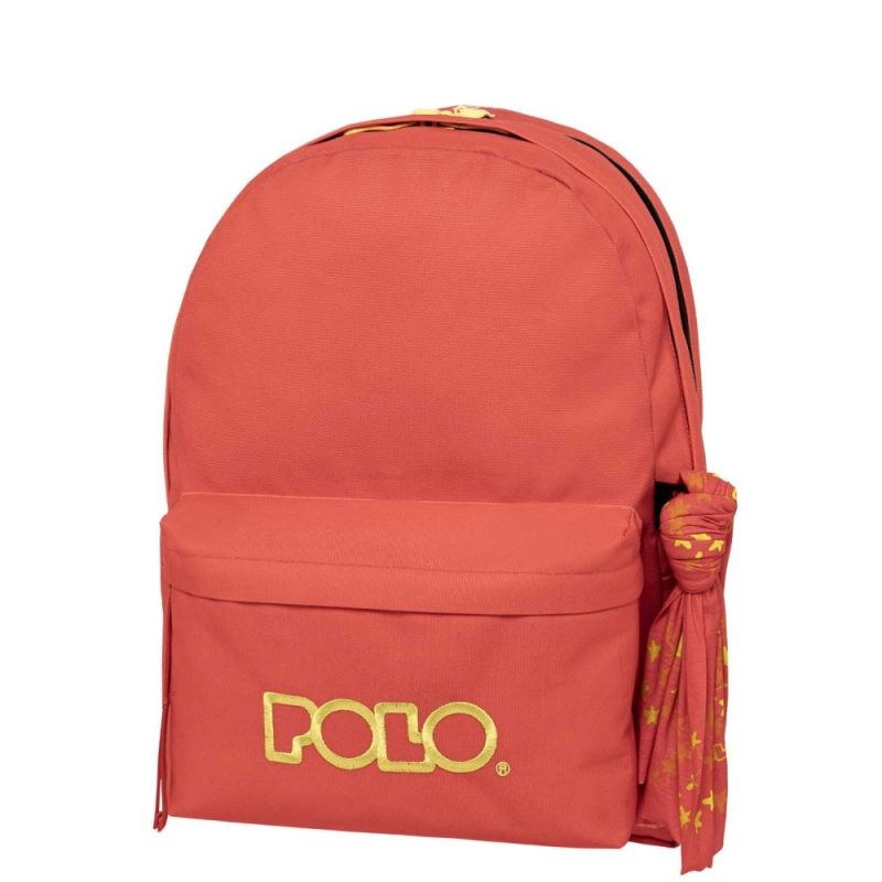 ΤΣΑΝΤΑ ΠΛΑΤΗΣ ORIGINAL DOUBLE SCARF ΚΟΡΑΛΛΙ POLO