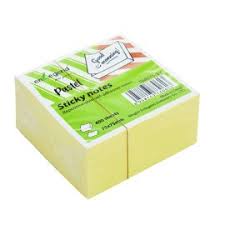 6958743730613.jpg ΑΥΤΟΚΟΛΛΗΤΑ ΧΑΡΤΑΚΙΑ ΣΗΜΕΙΩΣΕΩΝ ENLEGEND 7Χ75 400Φ ΚΙΤΡΙΝΑ